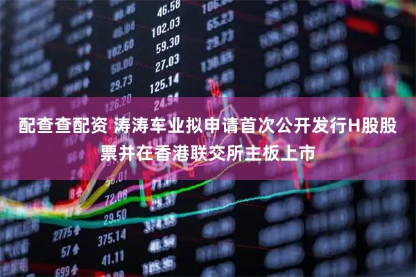 配查查配资 涛涛车业拟申请首次公开发行H股股票并在香港联交所主板上市