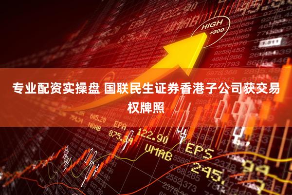 专业配资实操盘 国联民生证券香港子公司获交易权牌照